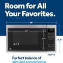 GE Smart Countertop Microwave Oven, Scan-to-Cook Technology and Wifi-Connectivity, 0.9 Cubic Feet Capacity, 900 Watts, Child-Lock Technology, Smart Home & Kitchen Essentials, Stainless Steel