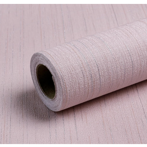 Qianglive Pink Grasscloth Peel and Stick Wallpaper  15.7"x120" Vintage Removable Waterproof Wallpaper for Room Walls, Cabinets, Furniture, Drawers, Desk