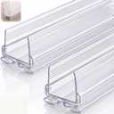 Yaocom 2strip 32" Vinyl U Shape Door Bottom Seal Slide on Door Sweep, Clear