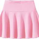 3 Pack Girls Pleated Tennis Skirts Athletic Active Flowy Skirt Set 3-12Y (5-6 Years, Multicolor)