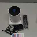 Mini Portable Projector 4K WiFi 6 BT 5.2 Upgraded Portable Projector Full HD Supported for Phone /PC /TV /HDMI /PS5 /Laptop Auto Keystone Home Theater 180 Rotation [Built-in App] White