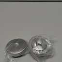 Tub Drain and Overflow Kit with Single Hole Overflow Faceplate, Welsan Universal Lift & Turn Bathtub Drain Kit with Fine/Coarse Thread Conversion Twist Trim Kit Assembly-Brushed Nickel