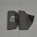 Sock Drawer Organizer Set of 2 Pack Gray, 11' Small Collapsible Fabric Underwear Dividers, Closet Cabinet Dresser Storage Bins for Panties Stockings Leggings