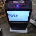 Pyle Portable Karaoke Machine 15.4'' Touchscreen Wireless Bluetooth Speaker with Dual Mics, USB/SD/HDMI/TV Input, Wheels & Handle, Rechargeable Battery, Stereo Surround, Party, Disco, Outdoor Use