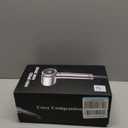 Hair Dryer - High-Speed 150,000 RPM Hairdryer for Fast Drying, 500Million Negative Ionic & Thermo-Control & Cool Shot Button & Lightweight & HD Display Blow Dryer with Magnetic Diffuser & Nozzle (Metal Silver Grey)