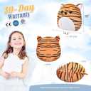 15 Cute Tiger Plush Pillow Stuffed Animal Super Soft Sofa Cushion Plush Toy Car Trip Home Decors Birthday Valentines Gift for Kids Grandson Daughter Son