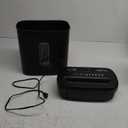 8-Sheet Cross Cut Paper Shredder and Credit Card Shredder - Black