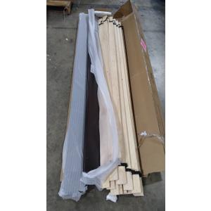 King Size Bed Frame Dark Walnut Colour