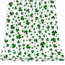 St. Patrick's Day Green Shamrocks Flannel Fleece Throw Blanket 60"x80" Luxury Soft Warm Blanket Lightweight Super Cozy Plush Blanket Throws for Couch Bed Sofa