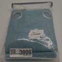 H.VERSAILTEX Linen Blackout Curtains 108 Inches Long 100% Absolutely Blackout Thermal Insulated Textured Linen Look Curtain Draperies Anti-Rust Grommet, Energy Saving with White Liner, 2 Panels, Teal