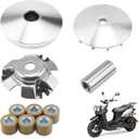 150cc High-Performance Racing Variator Scooter Variator with 14g Roller Kit for Chinse Scooter Moped ATV Go Kart 4-Stroke Engine Scooter Racing Front Clutch Variator for GY6 125cc 150cc 152QMI 157QMJ