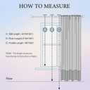 MIULEE 2 Panels Solid Color Sheer Window Curtains Elegant Window Voile Panels/Drapes/Treatment for Bedroom Living Room (54X54 Inches Light Grey)