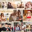 Floral Photo Album 4x6 Hold 36 Photos, Watercolor Wild Flower Aesthetic Small Photo Album Picture Memory Book Keepsake for Family Baby Travel Vacation