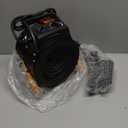 Greenhouse Heater with Digital Thermostat, 1500W/750W Electric Grow Tent Heater, IPX4 Waterproof, Overheat Protection, Fast Heating for Patio, Flower Room, Green House, Ourdoor, Black