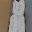 KeaBabies 2-Pack Organic Crib Sheets for Boys, Girls - 52x28 Fitted Crib Mattress Sheet Neutral, Breathable Jersey Cotton Cover for Baby Bed, Toddler Mattress, Soft & Cute Prints (Soft White)