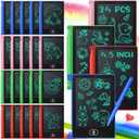Zhehao 24 Pack LCD Mini Writing Tablet for Kids 4.5 Inch Doodle Board Bulk Erasable Reusable Electronic Drawing Pad Birthday Party Favors Goodie Bag Classroom Gifts(Blue,Pink,Green,Red)