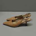 Sam Edelman Women's Bianka Sling Pump French Sand Leather 7.5 M