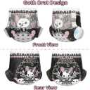 Littleforbig Ultra Absorbent 7000 mL Printed Diaper 2 Pieces - Goth Brat (X-Large 48"-56")