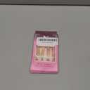 Flower Press on Nails Square Shape Long Fake Nails 3d Design Nails 13pcs