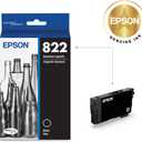 EPSON 822 DURABrite Ultra Ink Standard Capacity Black Cartridge (T822120-S) Works with WorkForce Pro WF-3820, WF-3823, WF-4820, WF-4830, WF-4833, WF-4834
