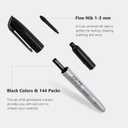 ARLTR Permanent Markers Bulk with Fine Tip, Bulk Pack of 320 with Black, Works on Plastic,Wood,Stone,Metal and Glass for Doodling, Coloring as Office, School Supplies