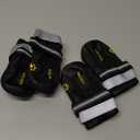 QUMY Dog Shoes for Large Dogs, Medium Dog Boots & Paw Protectors for Winter Snowy Day, Summer Hot Pavement, Water-Resistant in Rainy Weather, Outdoor Walking, Indoor Hardfloors Skid-Resistant Sole (Size 6: 2.6''x3.0''(W*L) (Pack of 4))