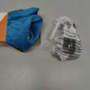 Focbeo Electric Heating Pad for Pain Relief - 35"x20" King Size, Moist & Dry Heat, Soft Velvet, Machine Washable, Adjustable Temperature, Auto Shut-Off, Ideal for Back, Neck, Shoulder & Menstrual Cramps (Blue)