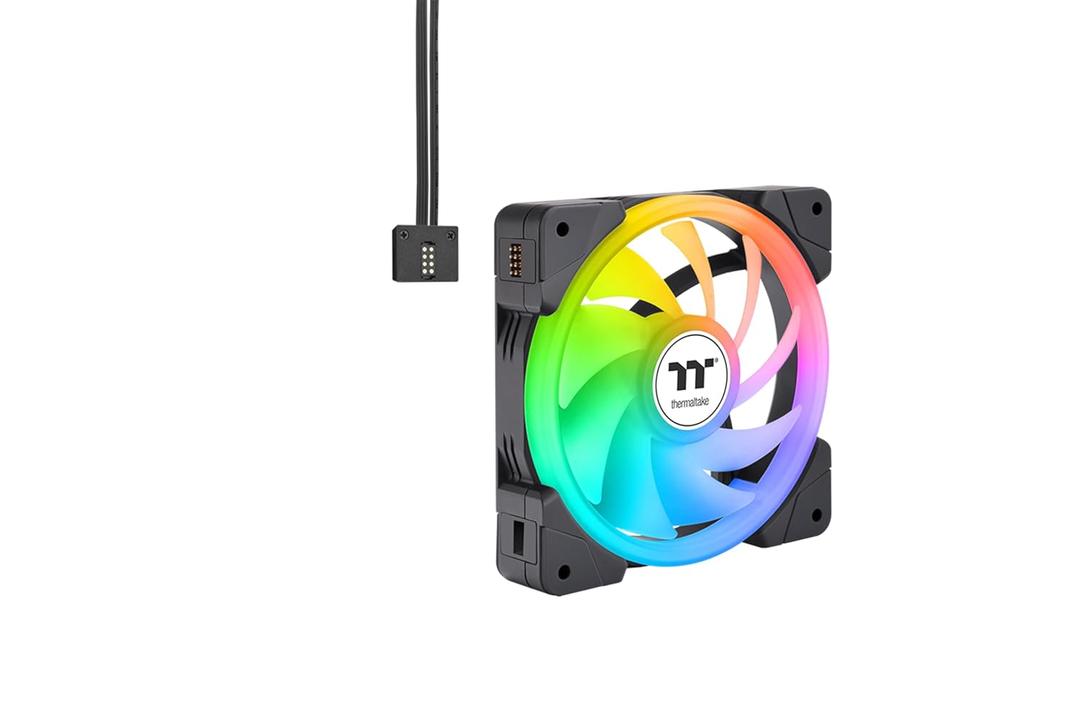 Thermaltake SWAFAN EX12 ARGB TT Premium Edition 3 Pack Magnetic Interlocking 120mm ARGB PC Case Fan CL-F167-PL12SW-A FN2004