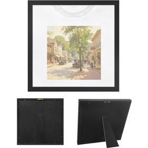 13.5" X 13.5" T-Shirt Display Frame: Large Shadow Box with Acrylic Glass