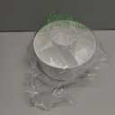 Marbrasse Desk Organizer, 360-Degree Rotating Pen Holder, Desk Organizers and Accessories with 5 Compartments Pencil Holder, Art Supply Storage Box Caddy for Office, HomeWhite