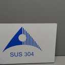 HUAKENER Large Stainless Steel Cutting Boards for Kitchen, Cutting Board with Counter Lip, Cutting Board with Silicone Mat for Meat, Fruits, Vegetables, Bread (15.7 x 11.8 Inch)