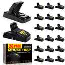 6 Pack Mouse Traps Indoor for Home,Mice Traps for House,Reusable Mouse Trap That Work,Small Mice Catchers for Home Indoor, Quick Set Mousetraps Effective