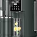Reverse Osmosis Water Filter, Water Purifier, 8-Stage RO Filtration System, Portable Water Purifier Countertop for Kitchen, Office, Grey (Gray)