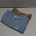 Comfort Colors Men's T-shirts Medium Blue & Brown, 2 Pack
