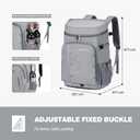 Maelstrom Cooler Backpack - 35/50 Can Insulated Soft Cooler Lunch Bag for Camping, Beach, Hiking & Shopping