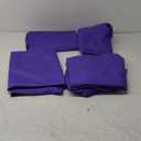 BRILLMAX 4 Pack Purple Round Tablecloths 120 Inch - Circle Bulk Linen Polyester Fabric Washable Table Cloth Cover for Wedding Reception Banquet Birthday Party Buffet Restaurant