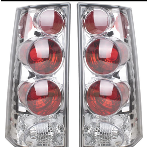 Boine Tail Light Compatible With 20032023 Chevy Express GMC Savana Van 1500 2500 3500 Driver and Passenger Side Rear Light Brake Lamps (White)