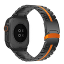 Titanium Band Compatible with Compatible with Apple Watch Ultra 2/1 49mm 46mm 45mm 44mm 42mm iWatch Ultra Series 10/9/8/7/SE/6/5/4/3, Solid Men Replacement Robust Metal Link Wristband