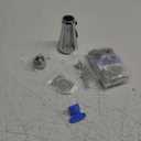 Hibbent Pull Down Kitchen Faucet Head Replacement, NSF/ANSI/CAN 61 & CUPC Certified 3-Function Sink Spray Nozzle with 15 Adapters Compatible with Moen, Delta, Kohler Faucets, Chrome