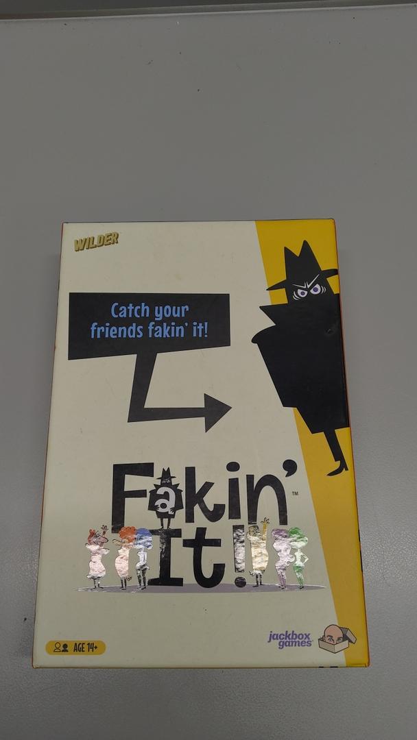 Wilder JACKBOX Games Fakin It All Night Long Board Game  Board Game for Mature Game Nights and Parties  Spicy Card Game for Adults Ages 17+ (3-6 Players)