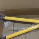 Rake Hoe Steel with 55 Inch Fiberglass Handle Fire Rake Hoe for Multi-use Landscaping and Forestry, Raking, Scraping, Grubbing and Tamping