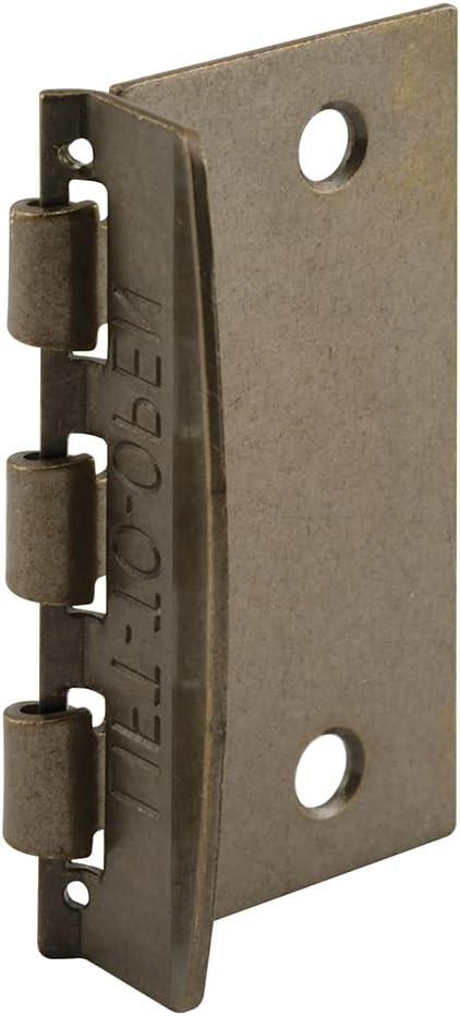 Prime-Line U 9873 Flip Action Door Lock  Reversible Antique Brass Privacy Lock with Anti-Lock Out Screw for Child Safe Mode, 2-3/4 (Single Pack) (1 Count (Pack of 1))