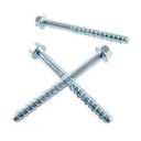 1/2" x 6" Concrete Screws (12 Pack) 1/2 inch Concrete Anchor Bolts for Masonry, Cement, Brick or Block, Zinc Plated