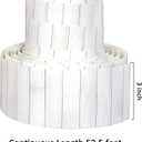 2 x Youngever 52.5 ft Bulletin Board Borders for Classroom Decoration (White Wood Design)