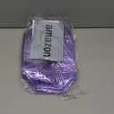 8 Pcs Purple PVC Gift Bags with Handles Bulk Glitter Valentine's Day Galentines Wedding Party Favor Bags Reusable Tote Bag for Wedding Bridal Baby Shower Birthday, 7x4x8''