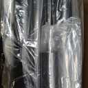 No Drill Blackout Cellular Shades,Black,30.5" W x 48" H
