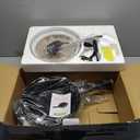 Nutrichef 4L Electric Frying Pan & 4L Steamer | Multifunctional Portable 1000W Non-Stick Pot for Cooking | Durable Heat Safe Handle | Touch Control Panel | Includes a Spatula | Black