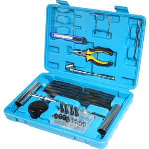 68PCS Tire Plug Kit, Car Accessories Tire Repair Kit, Tire Repair Kit with Plugs, Heavy Duty Tire Plug Kit, Universal Tire Repair Tools to Fix Punctures and Plug Flats, for Car SUV RV ATV
