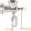 Manual Meat Grinder with Tabletop Clamp, Cast Iron Heavy Duty Sausage Maker, Food Processor for Home Use Fast and Effortless for All Meats