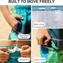 Kanu Surf Boys' Barracuda Quick Dry UPF 50+ Beach Swim Trunk (3T, Apollo Navy)